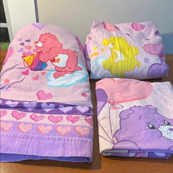 Care Bears Other - Care Bears Pink and Purple Bedding Set